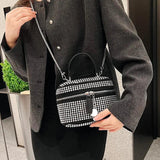 Bright Diamond Handbag Bag Woman Versatile Box Bag