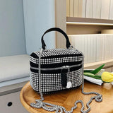 Bright Diamond Handbag Bag Woman Versatile Box Bag