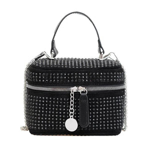 Bright Diamond Handbag Bag Woman Versatile Box Bag