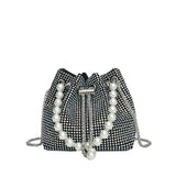 Pearl Handbag Bucket Bag Women's