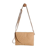 Summer Holiday Beach Crossbody Messenger Bag Straw Shoulder Bags
