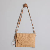 Summer Holiday Beach Crossbody Messenger Bag Straw Shoulder Bags