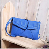 Casual Vintage Small Leather Messenger Bag Envelope Handbag Purse Crossbody