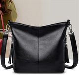 Women's PU Leather Handbags Large Capacity Messenger Bag