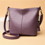 Women's PU Leather Handbags Large Capacity Messenger Bag