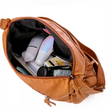 Vintage Women Shoulder Bag PU Leather Crossbody Bag