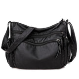 Vintage Women Shoulder Bag PU Leather Crossbody Bag
