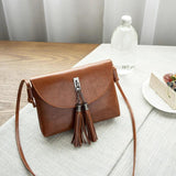Women Shoulder Bag Oil Leather Handbag Totes Shopper Bags Handbags