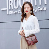 Women Shoulder Bag Oil Leather Handbag Totes Shopper Bags Handbags