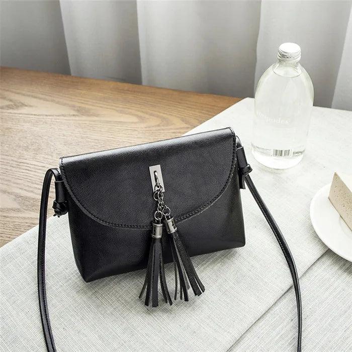 Women Shoulder Bag Oil Leather Handbag Totes Shopper Bags Handbags