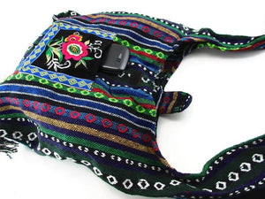 Vintage Ethnic Hippie Floral Cross Body Bag