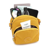 Women's Canvas Chest Tote Bag with 3 Layers