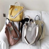 Canvas Women Messenger Bag Large Shoulder Crossbody Bags Nylon Cloth Handbags