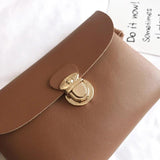 Mini Mortise Lock Shoulder Bag Single Crossbody