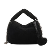 Plush Pillow Bag Women's Bag Large Capacity Female Handbag