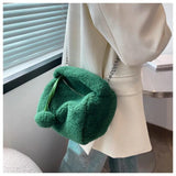 Plush Pillow Bag Women's Bag Large Capacity Female Handbag