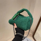 Plush Pillow Bag Women's Bag Large Capacity Female Handbag