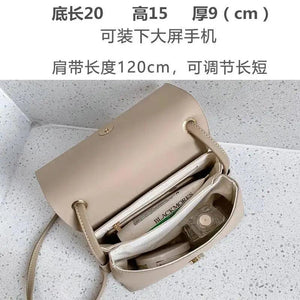Casual Small Soft Single Shoulder Crossbody Pack Chain Bag Handbags for Woman PU