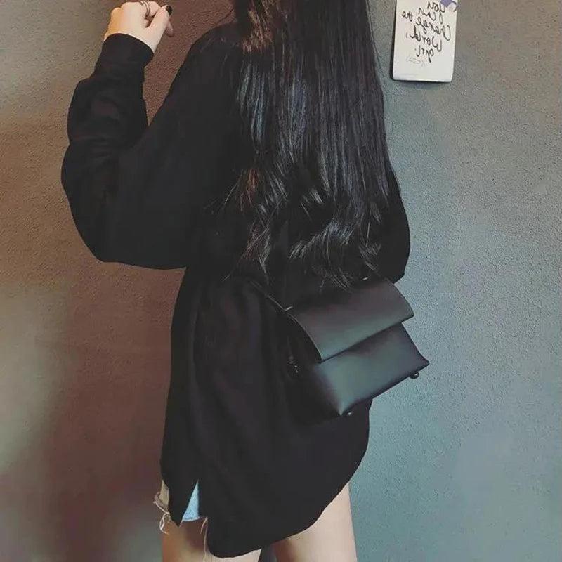 Casual Small Soft Single Shoulder Crossbody Pack Chain Bag Handbags for Woman PU