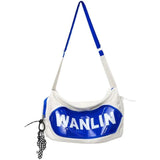 Harajuku Techwear Canvas Sling Man Gothic Crossbody Bags Fanny Pack