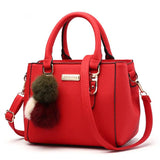Hair Ball Handbag Women's Large-capacity One-shoulder Messenger Bag