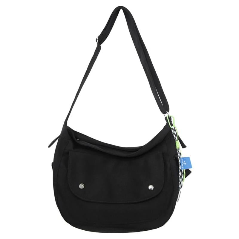 Nylon Crossbody Bag Preppy Style Messenger Bag School Bag