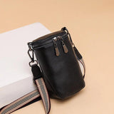 Leather Mini Crossbody Bag Women Shoulder Phone Holder