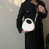 French Women's Leather Tote Bag Handbags Small Shoulder Bags