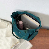 Corduroy Crossbody Bag Women's Handbag Student Tote Bag