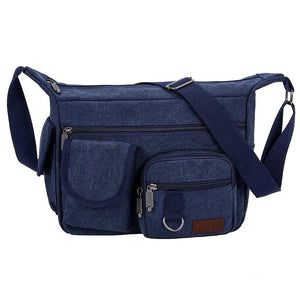 Men's Canvas Shoulder Bag British Retro Large-capacity Messenger Bag