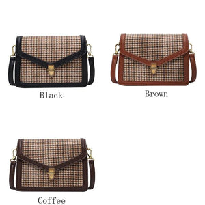 Chain Shoulder Messenger Bag Lock Purses for Women