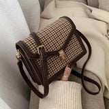 Chain Shoulder Messenger Bag Lock Purses for Women