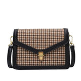 Chain Shoulder Messenger Bag Lock Purses for Women