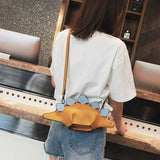 Dinosaur Shoulder Bag PU Leather Women Handbag Phone Holder Coin Purse