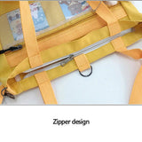 Cartoon Rabbit Canvas Tote Bag Crossbody Shoulder Bag