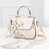 Women's Embroidered Shoulder Bag Winter Style