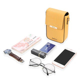 Matte Leather Crossbody Bag Mini Shoulder Messenger
