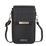 Matte Leather Crossbody Bag Mini Shoulder Messenger