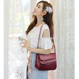 Soft PU Leather Handbags Shoulder Crossbody Bags for Women