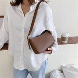 Buylor Summer Shoulder Bags For Women PU Leather Handbags Crossbody Solid Small