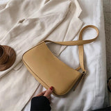 Buylor Summer Shoulder Bags For Women PU Leather Handbags Crossbody Solid Small