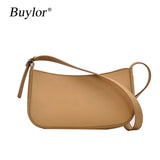 Buylor Summer Shoulder Bags For Women PU Leather Handbags Crossbody Solid Small