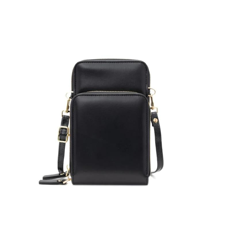 Vegan Leather Crossbody Sling Bag Women Vintage Shoulder Handbag