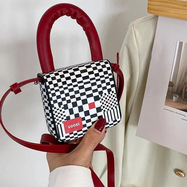 Hot Checker Crossbody Bag - One Shoulder Mini Versatile
