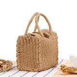Bohemian Straw Shoulder Summer Bags For Women Handbags