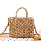 Bohemian Straw Shoulder Summer Bags For Women Handbags