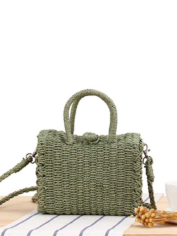 Bohemian Straw Shoulder Summer Bags For Women Handbags