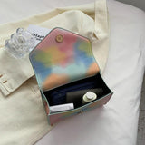 Gradient Chain Crossbody Bag Women One-shoulder Messenger Bag