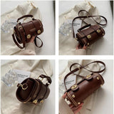 Small Pu Leather Shoulder Crossbody Bags for Women Tote Bag