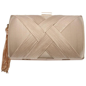 Tassel Clutch Bag for Party Wedding Evening, Phone Purse